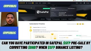 Can You Have Participated In Safepal $SFP Pre-Sale By Committing BNB? When $SFP Binance Listing?