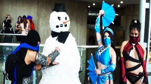 Funny Scary Snowman Hidden Camera Pranks Mortal Kombat | Season 1 Episode 8