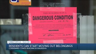 Residents of unstable Waukesha condo begin moving out Thursday