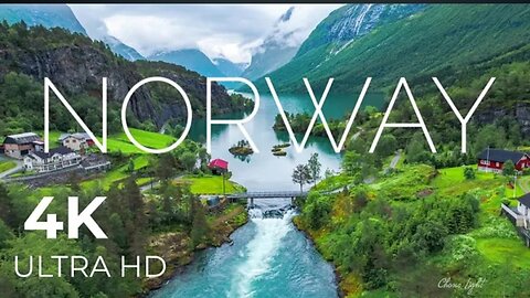 NORWAY AMAZING Horizon View bath with beautiful nature 4k videoHD