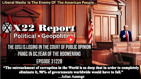 Ep 3122b - The [DS] Is Losing In The Court Of Public Opinion, Panic In DC,Year Of The Boomerang