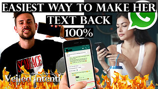 EASIEST Way to make Her Text Back 100%