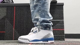 Early On Foot Jordan 3 Retro Wizards