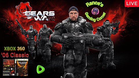 Chainsaw on A GUN?! Genius! | Gears of War 1 (Insane) Pt. 1 w/Rance