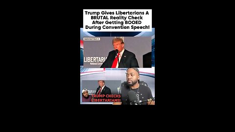 Watch President Trump turn a booing crowd into cheering Trump fans at the Libertarian Convention.