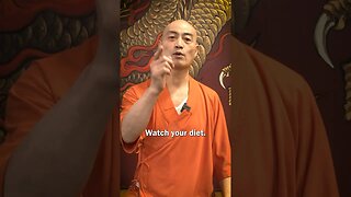 Shaolin master on importance of a healthy diet. #martialarts #kungfu #health