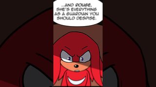 Knuckles goes to therapy.