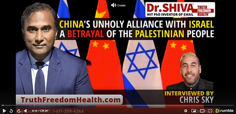 Dr.SHIVA & CHRIS SKY – CHINA’s Unholy Alliance With Israel – A Betrayal of the Palestinian People