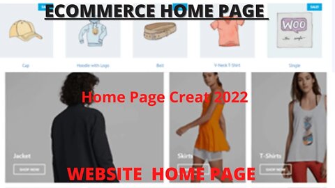 how to creat wordpress ecommerce home page#Homepages#wordpress ecommerce home page@NABAJYOTIDAS