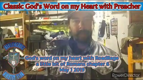 God's word on my heart with RoadRage a little bit of Romans chapter 6May 1 2019 #theoutlawpreacher