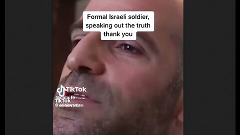 Former Israeli Soldier Telling The TRUTH About Israel