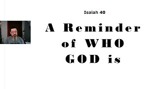 The words of Not Isaiah Who IS the I AM (Isaiah 40-44)