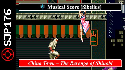 China Town – The Revenge of Shinobi – Yuzo Koshiro | Musical Score (Sibelius)