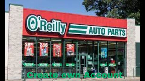 How to make your own O’Reilly Auto Parts Account