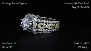 BBR585-1E Engagement Ring By Blooming Beauty Ring Company