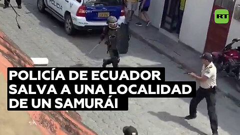Detienen a un 'samurai' peligroso en Ecuador
