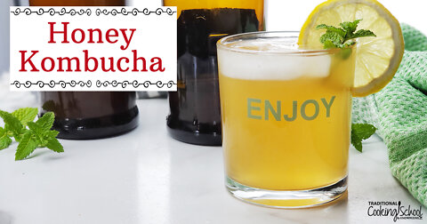 Bubbly Honey Kombucha