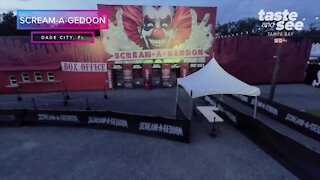 Drone Tour of Scream-A-Geddon in Dade City, FL