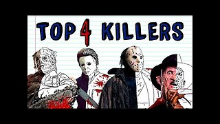 TOP 4 HALLOWEEN MOVIE KILLERS 🎃 Draw My Life