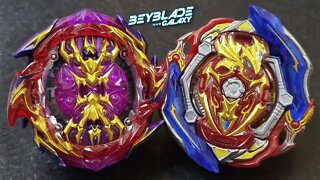 BIGBANG γENESIS .Hy vs UNION ACHILLES .Cn.Xt+ RETSU - Beyblade Burst ベイブレードバースト