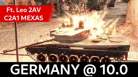Working on my German tanks and comedy routine, apparently ~ 🇩🇪 Germany 10.0 [War Thunder Gameplay]