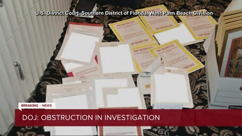 Department of Justice court filing says classified documents 'likely concealed and removed' from Mar-a-Lago