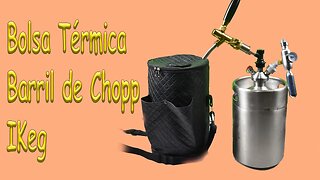 Como Fazer Bolsa Térmica para Ikeg, barril de chopp, frasqueira.