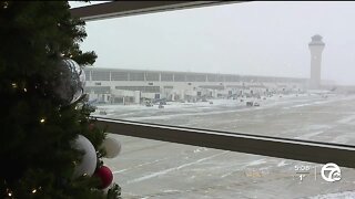 Winter storm causes hundreds of flight cancellations, delays at DTW