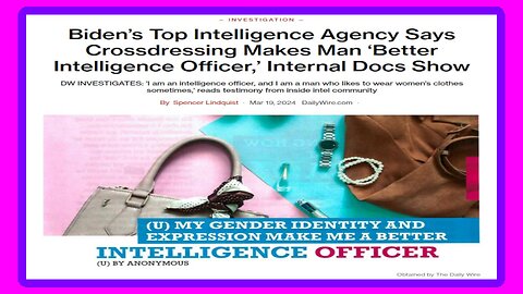 CIA Says Cross-Dressing Trangenders Make Better Spies