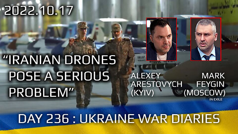 War Day 236: war diaries w/Advisor to Ukraine President, Intel Officer @Alexey Arestovych & #Feygin