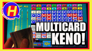 Multicard KENO Action from Las Vegas!