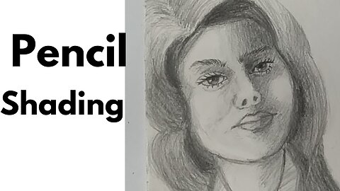 Portrait In Pencil Shading || Pencil shading || Portrait Of A Young Girl || S Kamal Art and craft