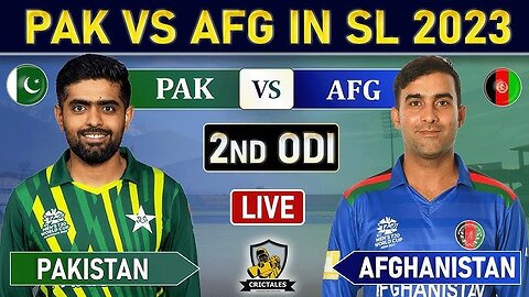Pak vs Afghanistan 2nd ODI 2023