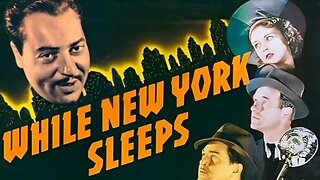 WHILE NEW YORK SLEEPS (1938) Michael Whalen, Jean Rogers & Chick Chandler | Crime, Drama | B&W