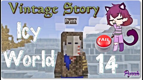 Vintage Story Icy World Permadeath Ep 14: MISTAKES WERE MADE Attack by Wolf, Drifter, Fox, and BEAR!