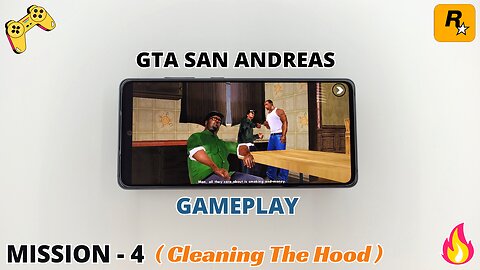 Gta San Andreas Mission 4 Gameplay | Gta Sa 4th Mission Cleaning The Hood Gameplay 🔥