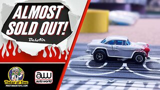SOLD OUT! - 1955 Chevy Bel Air White with Red Flames | CP7903 | Auto World