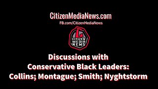 Discussion: Black Conservative Congressional Candidates and Community Leaders