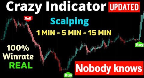 Crazy buy sell indicator : 1min 5 min trading strategy for all market