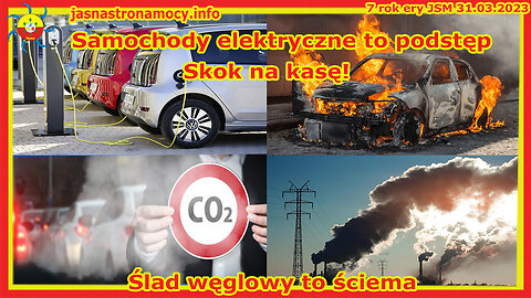 Samochody elektryczne to podstęp Skok na kasę! Ślad węglowy to ściema