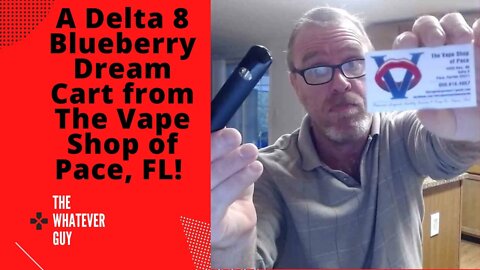 A Delta 8 Blueberry Dream Cart from The Vape Shop of Pace, FL!