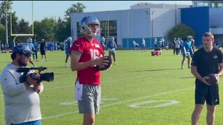 Lions OC Ben Johnson pleased with Goff's progress throughout training camp