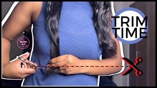 Trimming My Waist Length Hair | My Hair In 5