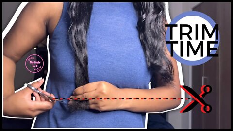 Trimming My Waist Length Hair | My Hair In 5