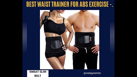 Sweat Slim Waist Belt Trainer for Back Support Body Shaper Abs Exercise