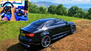 FORZA HORIZON 5 - AUDI RS 3 SEDAN 2020 Steering Wheel G29 GAMEPLAY