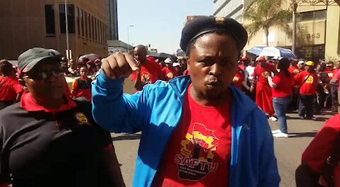 SOUTH AFRICA - Pretoria - Dis-Chem Employees march to CCMA (video) (F8V)