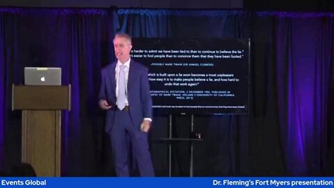 Dr. Fleming’s Fort Myers presentation at the Crimes Against Humanity Tour produced by Concious Event