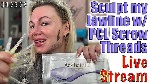 Live Stream Jawline Sculpting PCL Screw threads 38mm 30g AceCosm | Code Jessica10 Saves $$$