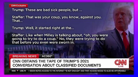 DOJ LEAKED TO CNN TRUMP AUDIO!!! WOW, THIS COULD BE A MAJOR GOVERNMENT SCANDAL.